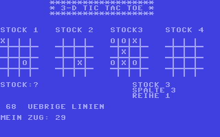 Screenshot for 3-D Tic Tac Toe